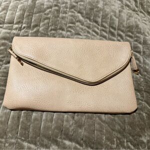Elegant Cream Clutch Bag